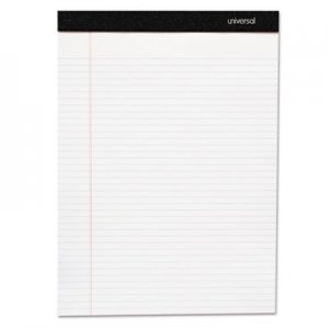 Universal Premium Ruled Writing Pads, White, 8 1/2 x 11, Legal/Wide, 50 Sheets, 6 Pads UNV30630