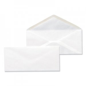 Universal Business Envelope, #10, Monarch Flap, Gummed Closure, 4.13 x 9.5, White, 500/Box UNV35210