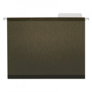 Universal Deluxe Reinforced Recycled Hanging File Folders, Letter Size, 1/3-Cut Tab, Standard Green, 25/Box UNV24113