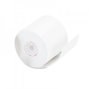 Universal Impact and Inkjet Print Bond Paper Rolls, 0.5" Core, 2.25" x 128 ft, White, 100/Carton UNV35705RL