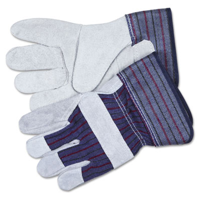 Memphis Split Leather Palm Gloves, Gray, Pair 12010L CRW12010L