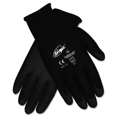 Memphis Ninja HPT PVC coated Nylon Gloves, Large, Black, Pair N9699L CRWN9699L