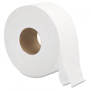 Genpak Jumbo Roll Bath Tissue, Septic Safe, 2-Ply, White, 3.3" x 700 ft, 12/Carton GEN9JUMBOB 8112