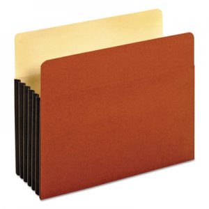 Pendaflex File Pocket w/ Tyvek, 5.25" Expansion, Letter Size, Redrope, 10/Box PFX63274 63274