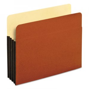 Pendaflex File Pocket w/ Tyvek, 3.5" Expansion, Letter Size, Redrope, 10/Box PFX63264 63264