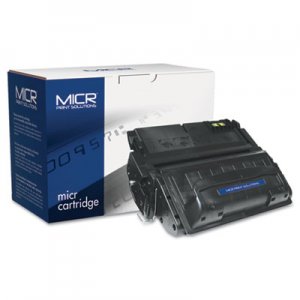 MICR Print Solutions Compatible with Q5942AM MICR Toner, 10,000 Page-Yield, Black MCR42AM