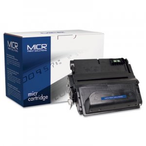 MICR Print Solutions Compatible with Q1338AM MICR Toner, 12,000 Page-Yield, Black MCR38AM