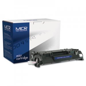 MICR Print Solutions Compatible with CE505XM High-Yield MICR Toner, 6,000 Page-Yield, Black MCR05XM