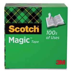 Scotch Magic Tape Refill, 3" Core, 0.75" x 72 yds, Clear MMM810342592 810