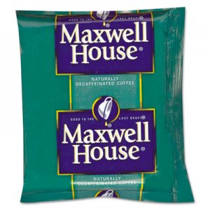 Maxwell House Coffee, Original Roast Decaf, 1.1 oz Pack, 42/Carton MWH390390 GEN390390