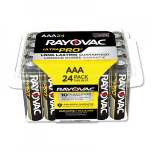 Rayovac Ultra Pro Alkaline AAA Batteries, 24/Pack RAYALAAA24PPJ ALAAA-24PPJ