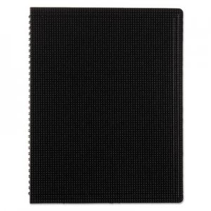 Blueline Duraflex Poly Notebook, 1 Subject, Medium/College Rule, Black Cover, 11 x 8.5, 80 Sheets REDB4181 B41.81