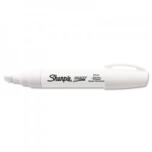 Sharpie Permanent Paint Marker, Extra-Broad Chisel Tip, White SAN35568 35568