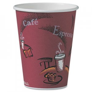 Dart Bistro Design Hot Drink Cups, Paper, 12oz, 300/Carton SCCOF12BI0041 OF12BI-0041