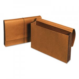 Universal Extra Wide Expanding Wallets, 5.25" Expansion, 1 Section, Legal Size, Redrope UNV13080