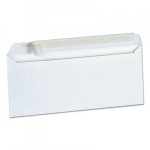 Universal Peel Seal Strip Business Envelope, #10, Square Flap, Self-Adhesive Closure, 4.13 x 9.5, White, 500/Box