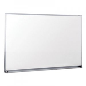 Universal Dry Erase Board, Melamine, 36 x 24, Satin-Finished Aluminum Frame UNV43623