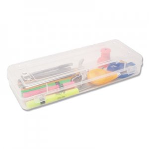 Innovative Storage Designs Stretch Art Box, Polypropylene, Snap Shut, Clear AVT67033 67033