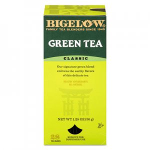 Bigelow Single Flavor Tea, Green, 28 Bags/Box BTC00388 RCB00388