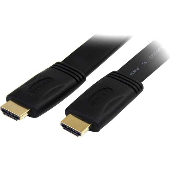 StarTech.com 10 ft High Speed Flat HDMI Digital Video Cable with Ethernet HDMIMM10FL