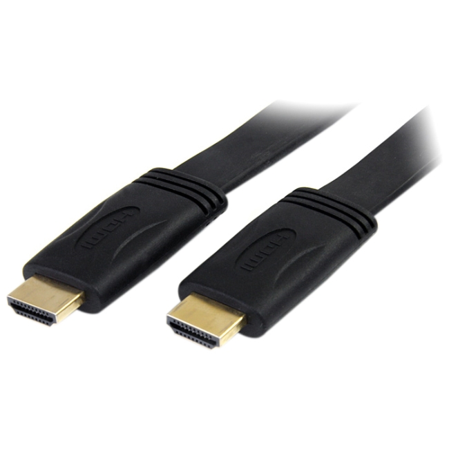 StarTech.com 15 ft High Speed Flat HDMI Digital Video Cable with Ethernet HDMIMM15FL