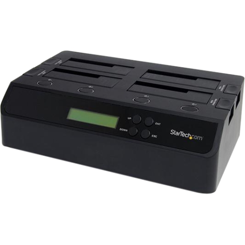 StarTech.com 4 Bay USB 3.0 eSATA to SATA Standalone 1:3 HDD Hard Drive Duplicator Dock SATDOCK4U3RE