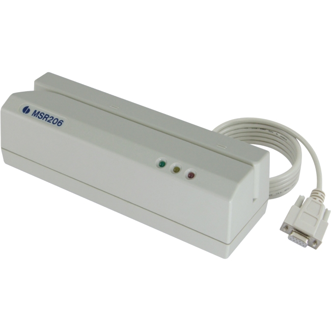 Uniform Industrial Magnetic Stripe Reader MSR206U-3HLR MSR206U