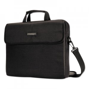 Kensington 17" Laptop Sleeve, Padded Interior, Interior/Exterior Pockets, Black KMW62567 K62567USA