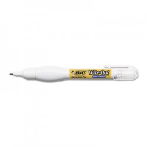 BIC Wite-Out Shake 'n Squeeze Correction Pen, 8 mL, White BICWOSQP11 WOSQP11 WHI