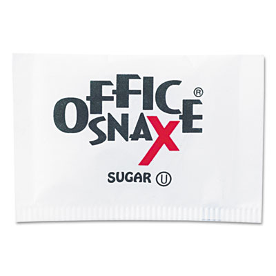 Office Snax Premeasured Single-Serve Sugar Packets, 1200/Carton 00021CT OFX00021CT