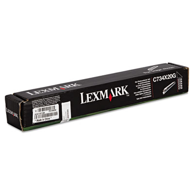 Lexmark Photoconductor Kit, 20000 Page Yield, Black C734X20G LEXC734X20G