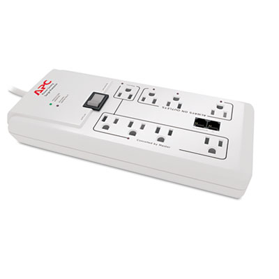 APC Power-Saving Home/Office SurgeArrest Protector, 8 Outlets, 2030 J P8GT APWP8GT