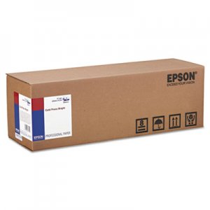 Epson Cold Press Bright Fine Art Paper, 17" x 50 ft, Bright White, Roll EPSS042313 S042313