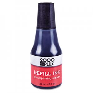 COSCO 2000PLUS Self-Inking Refill Ink, Black, 0.9 oz. Bottle COS032962 032962