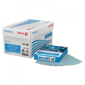 Xerox Vitality Pastel Multipurpose Paper, 8 1/2 x 11, Blue, 500 Sheets/RM XER3R11050 3R11050