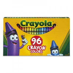 Crayola Classic Color Crayons in Flip-Top Pack with Sharpener, 96 Colors CYO520096 520096