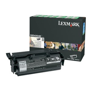 Lexmark Extra High Yield Return Program Black Toner Cartridge X654X04A