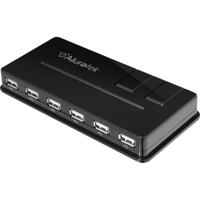 Aluratek 10-port USB Hub AUH1210F