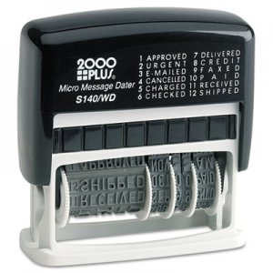 COSCO 2000PLUS Micro Message Dater, Self-Inking COS011090 011090