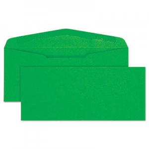 Quality Park Colored Envelope, #10, Commercial Flap, Gummed Closure, 4.13 x 9.5, Green, 25/Pack QUA11135