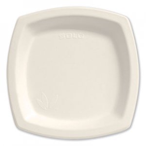 Dart Bare Eco-Forward Sugarcane Dinnerware, 8 1/4" Plate, Ivory, 125/Pk SCC8PSC2050PK 8PSC-2050