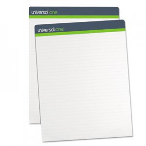 Universal Renewable Resource Sugarcane Based Easel Pads, 27 x 34, White, 50 Sheets, 2/Carton UNV45602