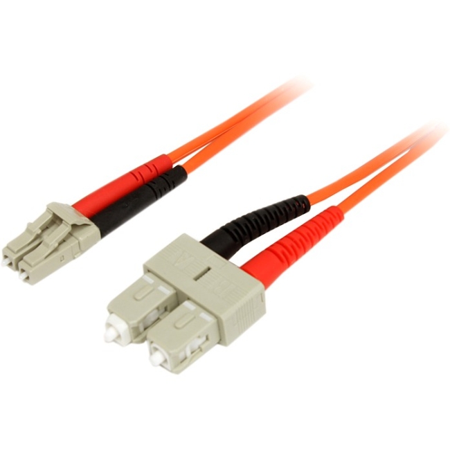 StarTech.com 3m Multimode 62.5/125 Duplex Fiber Patch Cable LC - SC FIBLCSC3