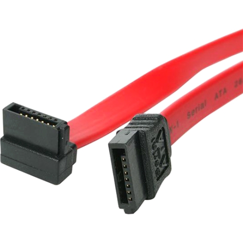 StarTech.com 18in SATA to Right Angle SATA Serial ATA Cable SATA18RA1