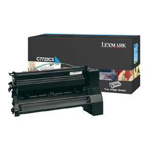 Lexmark Cyan Extra High Yield Toner Cartridge C7722CX