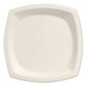 Dart Bare Eco-Forward Sugarcane Dinnerware, 10" dia, Plate, Ivory, 125/Pk SCC10PSC2050PK 10PSC-2050