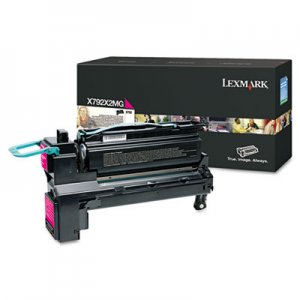 Lexmark X792X2MG Extra High-Yield Toner, 20,000 Page-Yield, Magenta LEXX792X2MG X792X2MG