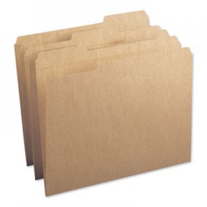 Smead Heavyweight Kraft File Folders, 1/3-Cut Tabs, Letter Size, 17 pt. Kraft, 50/Box SMD10830 10830