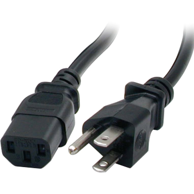 StarTech.com 15 ft Standard Computer Power Cord - NEMA5-15P to C13 PXT10115