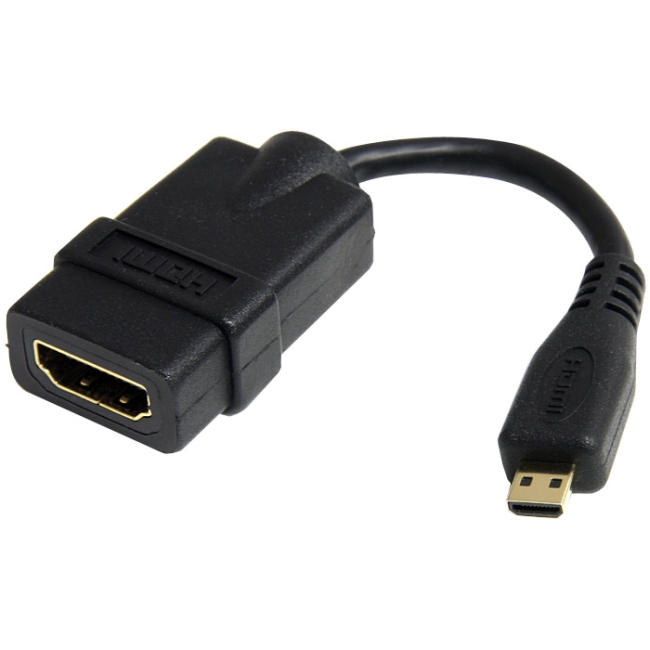 StarTech.com 5in High Speed HDMI Adapter Cable - HDMI to HDMI Micro - F/M HDADFM5IN